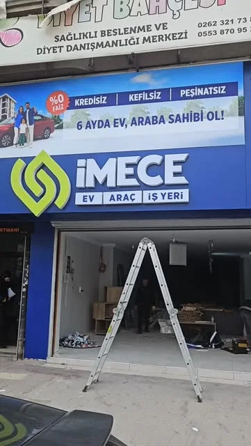 A-PLUS Reklam — İmece mağaza tabelası, Instagram gönderi kapağı